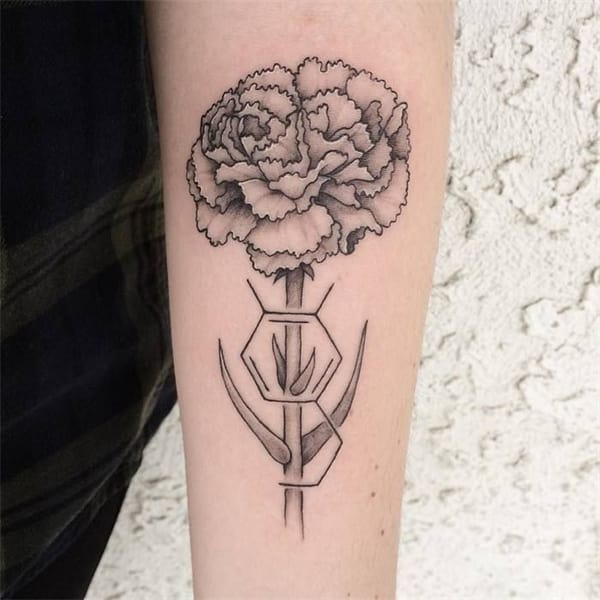 Tatouages d'œillets pour hommes