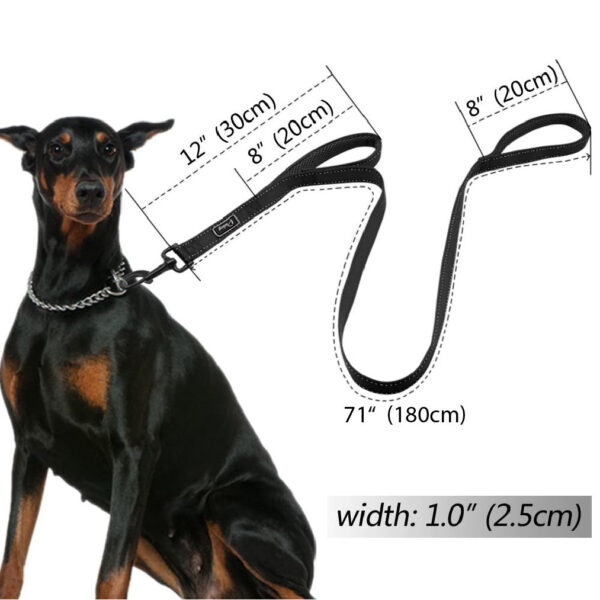 Double Handle Heavy Duty Dog Leash - Imagen 7