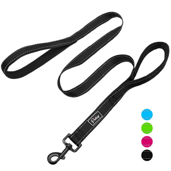 Correa para perros resistente de doble asa